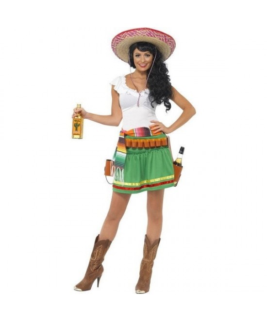 Disfraz chica  Mejicana tequila