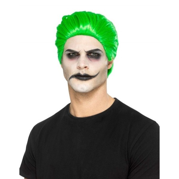 Peluca de Joker Verde adulto