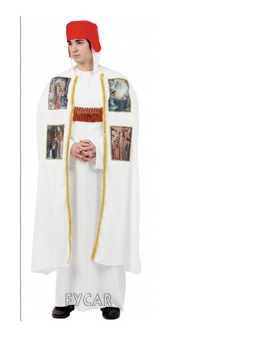 Disfraz Obispo Medieval Adulto