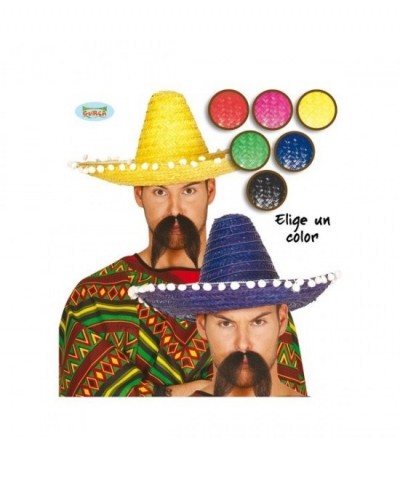 Sombrero Mejicano mediano 45cm colores