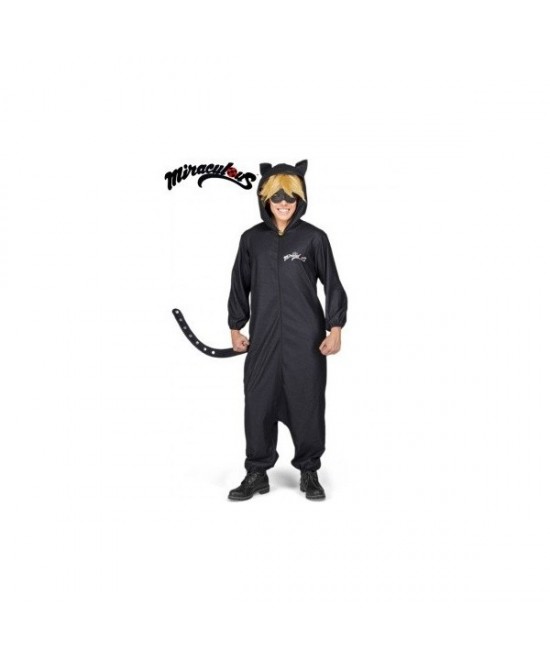 Disfraz Cat Noir Pijama adulto T.M/L