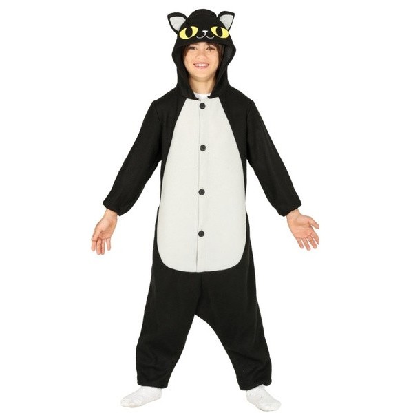 Disfraz Gato negro pijama  infantil