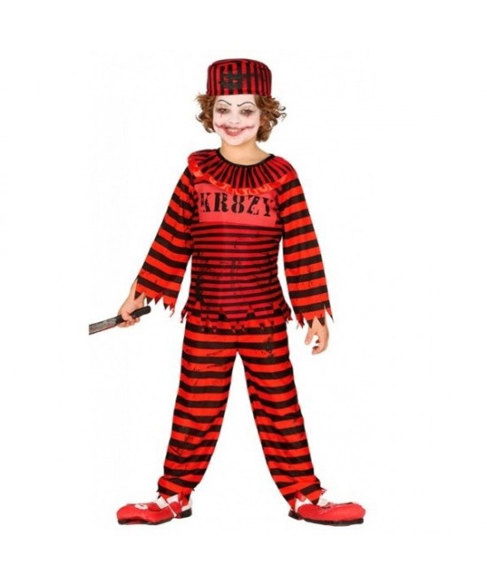 Disfraz Payaso asesino rojo infantil