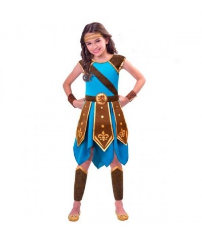 Disfraz Guerrera azul Medieval  niña