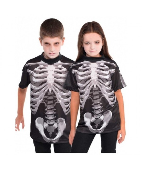 Camiseta Esqueleto para niño T-M