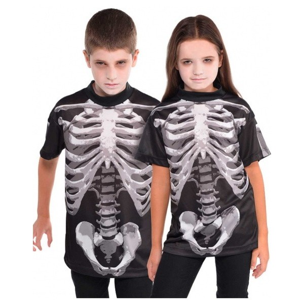 Camiseta Esqueleto para niño T-M