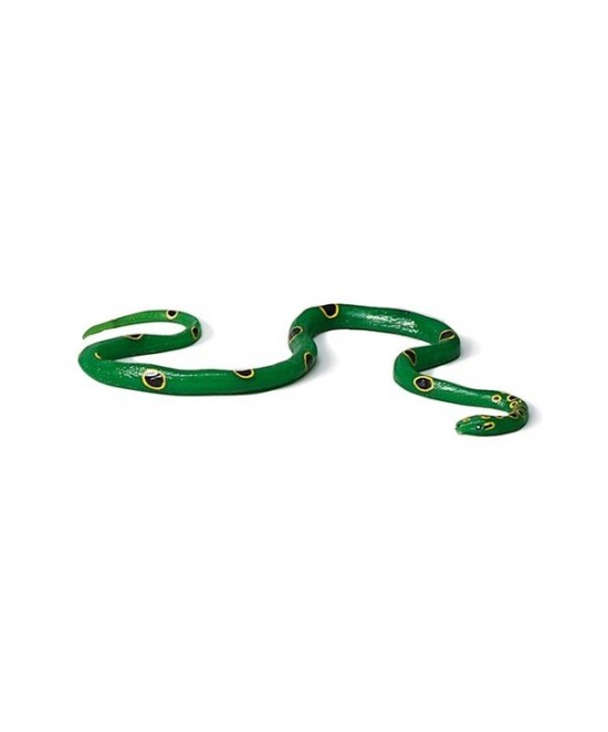 Serpiente Negra Y Verde latex  118 Cm