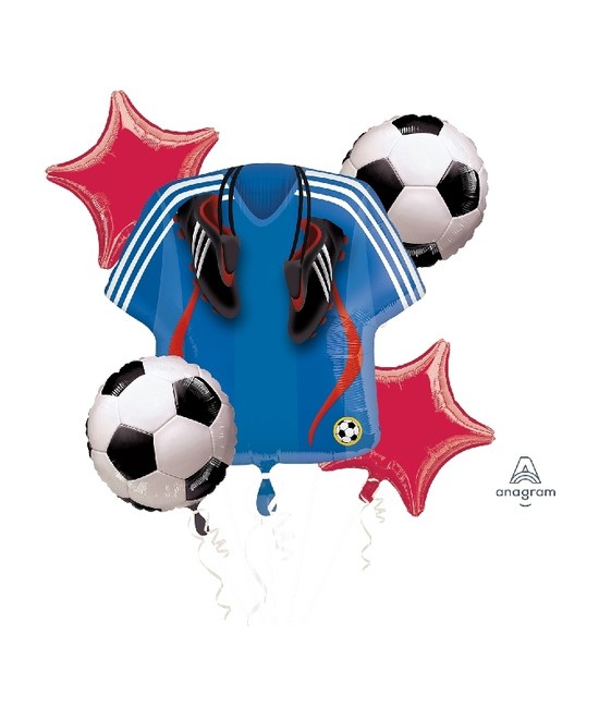 Ramo de globos foil Fútbol