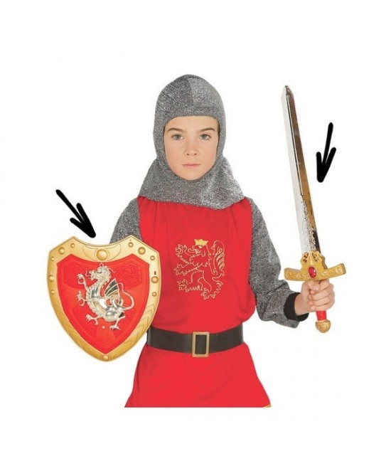 Escudo medieval con Espada infantil