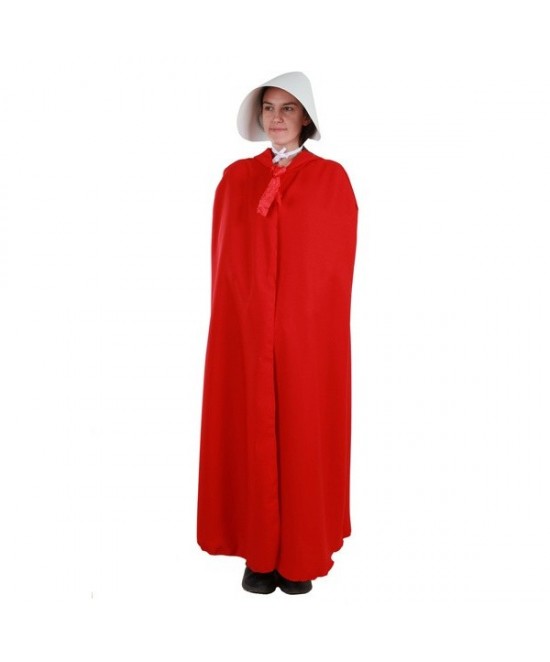 Capa con capucha roja Sirvienta adulta