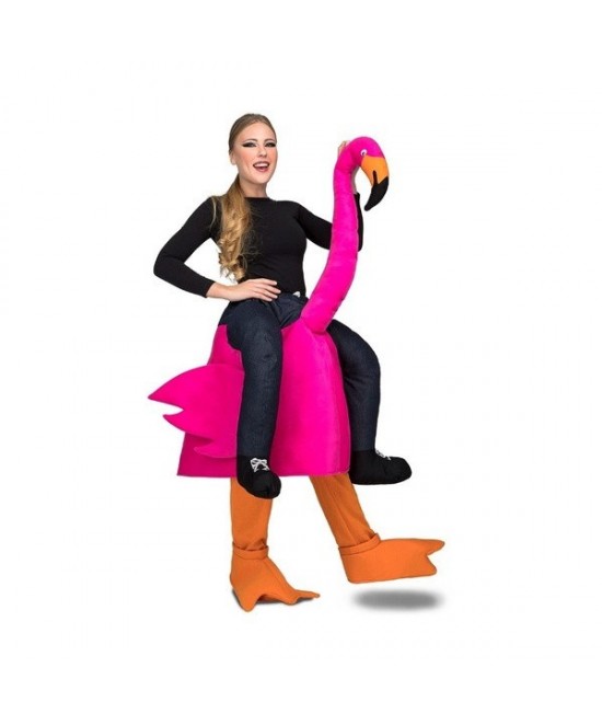 Disfraz Ride-on Flamenco adulto