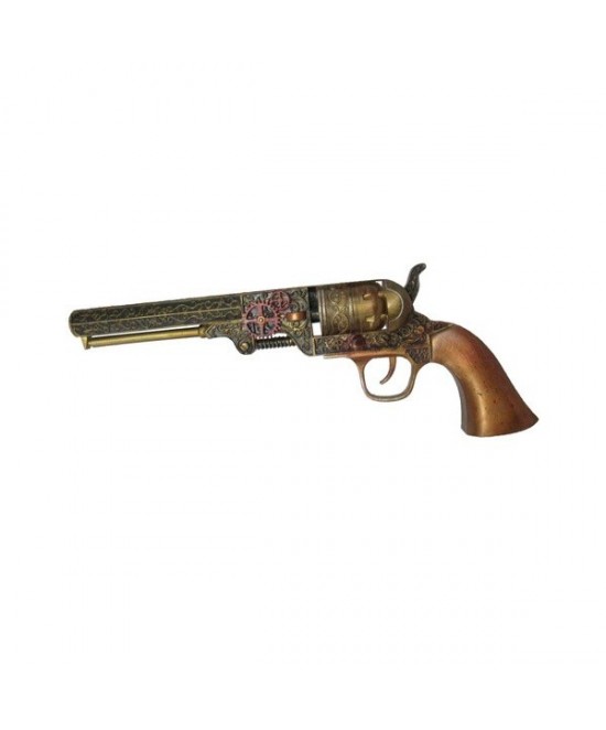 Revolver Steampunk 26x10x4 cm