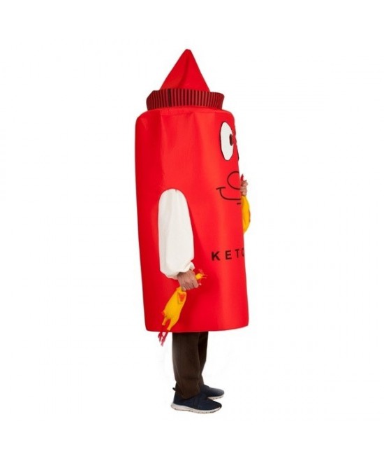 Disfraz Bote Ketchup para hombre