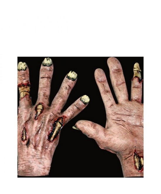 Disfraz Zombie Flesh Hands Adulto
