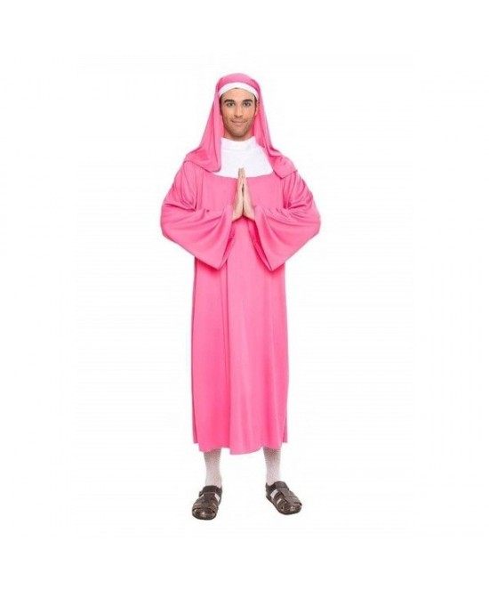 Disfraz monja rosa para hombre