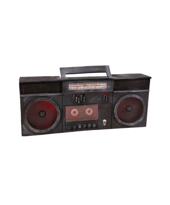 Radio cassette luz y sonido 40x16x7cm.
