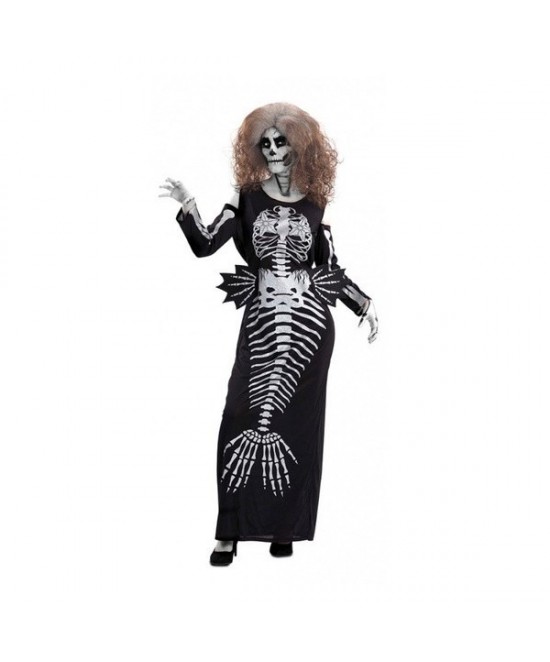 Disfraz Esqueleto Sirena para mujer