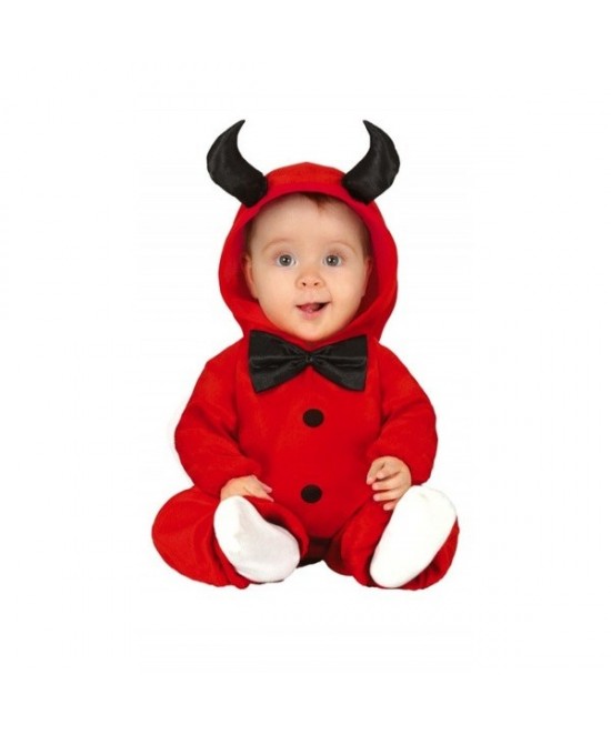 Disfraz  Diablillo con capucha bebes