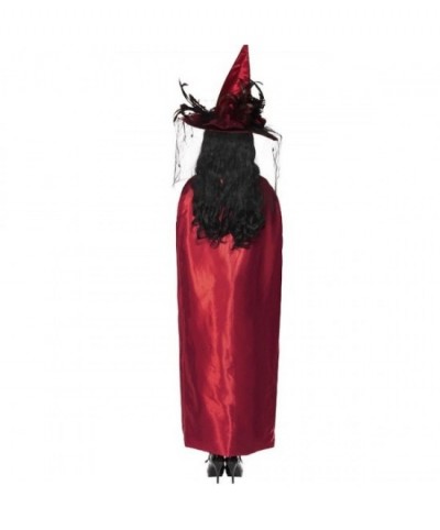 Capa Bruja reversible Roja y negra mujer