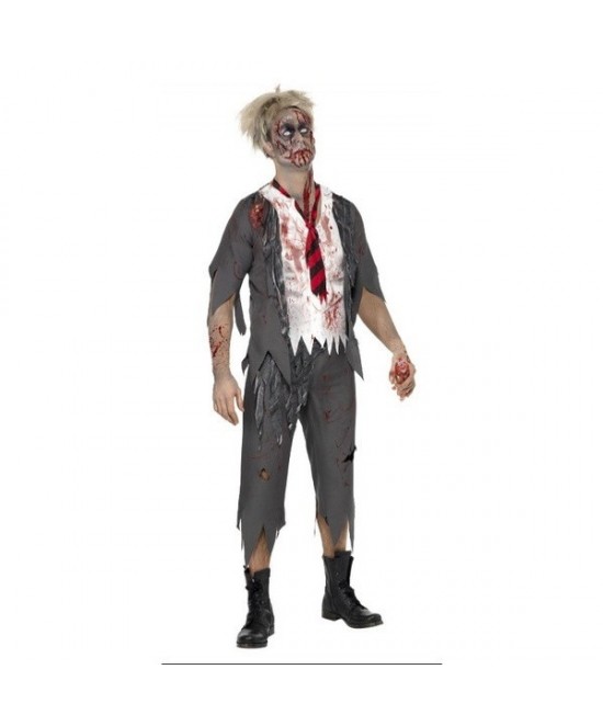 Disfraz de Colegial Zombie para hombre