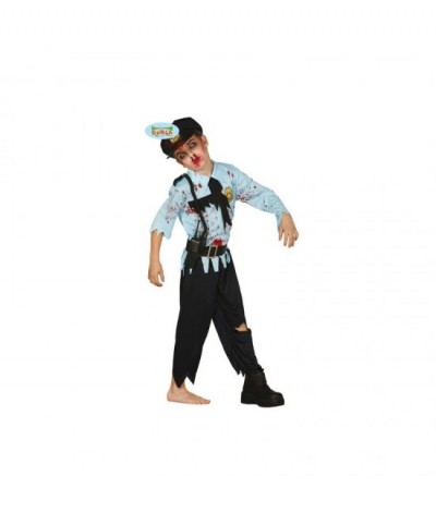 Disfraz Policía Zombie niño