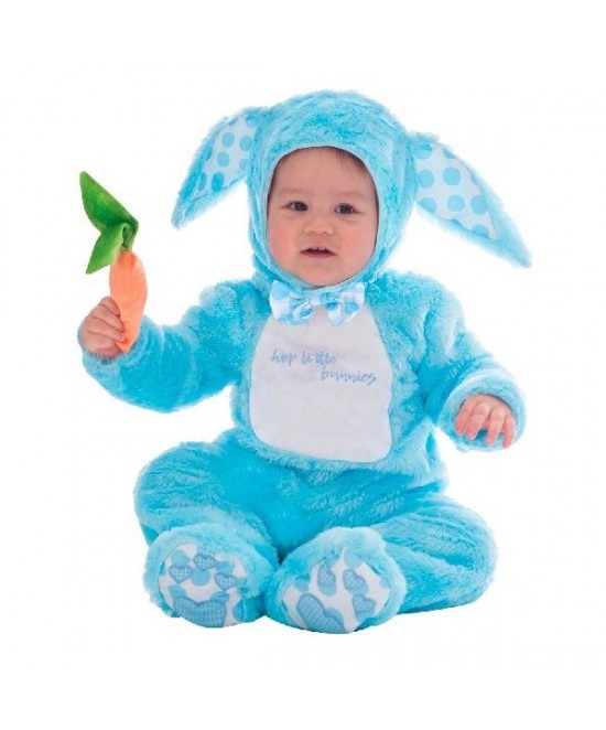 Disfraz Conejito bebé azul-rosa