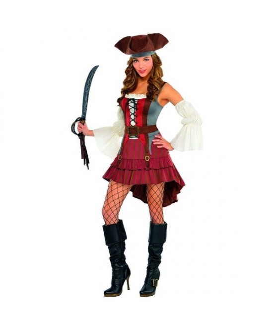 Disfraz de Pirata naufraga para mujer