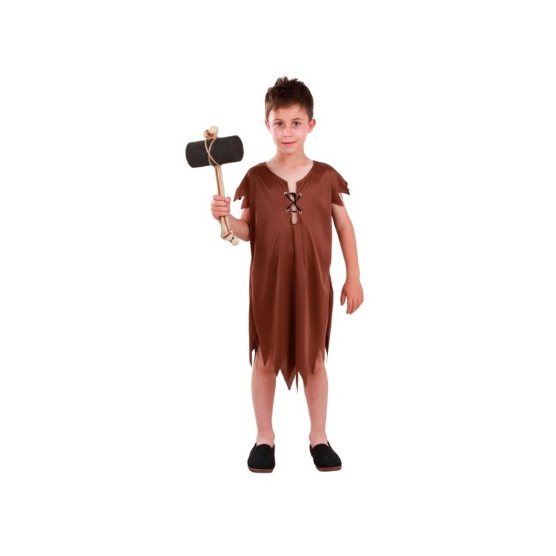 Disfraz Troglodita marrón para niño