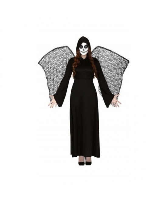 Disfraz  muerte con alas mujer