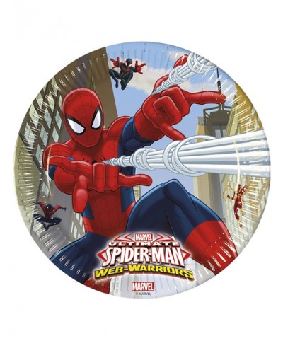 Platos Ultimate Spiderman 23 Cm. 8 unid.