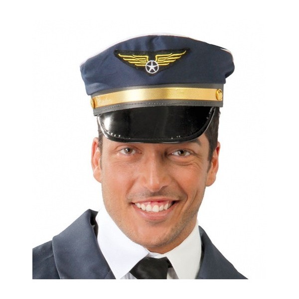 Gorra Piloto Aviador Azul