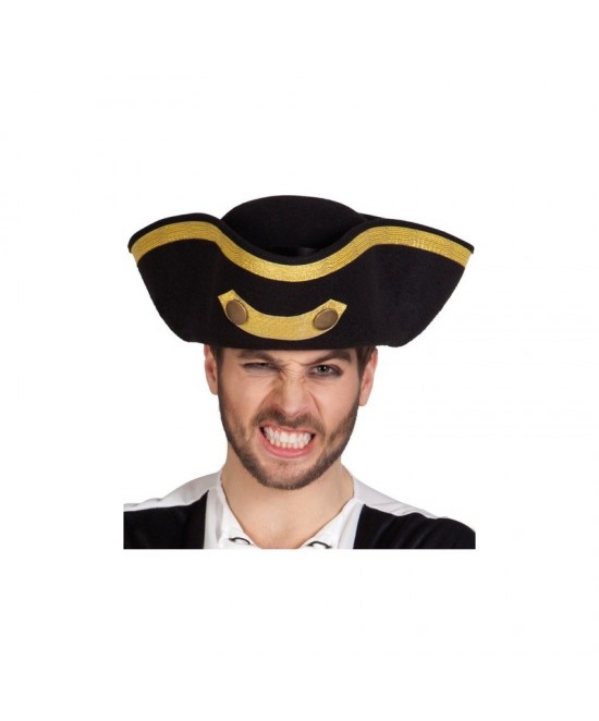 Sombrero Tricornio pirata adulto