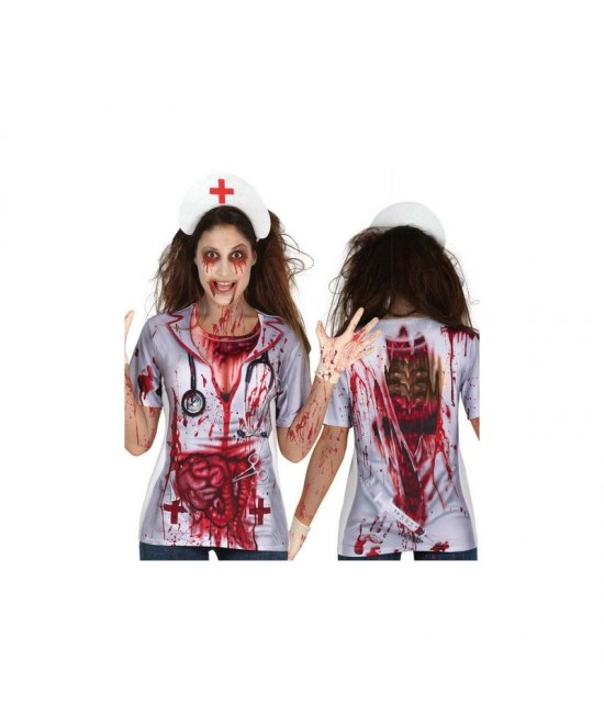 Camiseta Zombie mujer