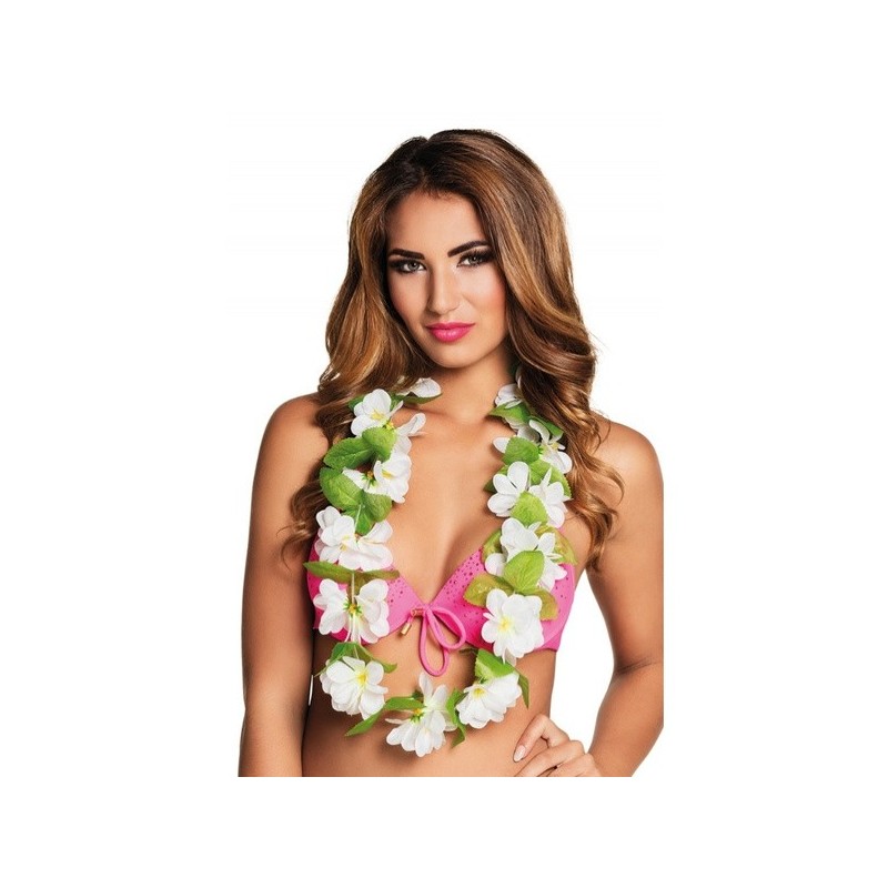 Collar Hawaiano Jasmines lux