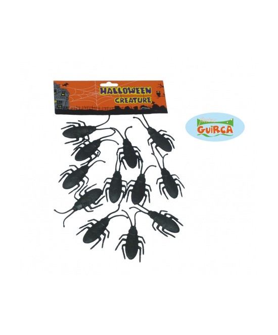 Bolsa 12  Escarabajos 7 Cm