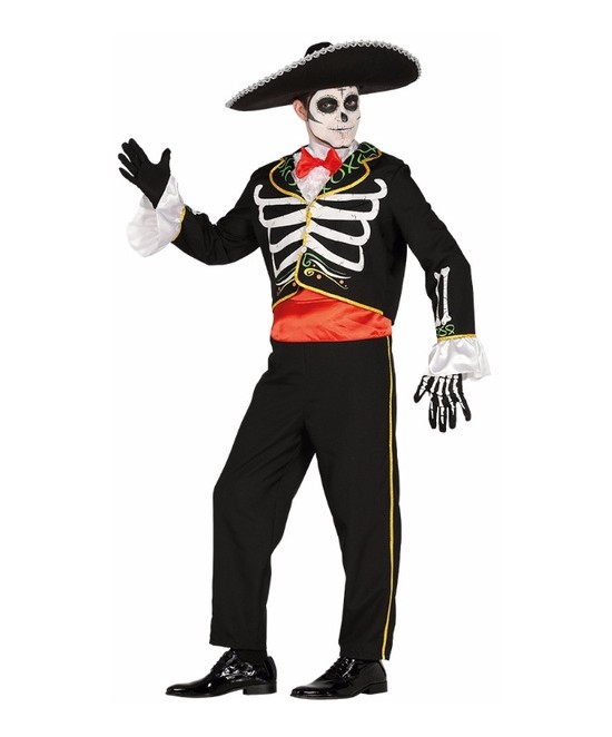 Disfraz mariachi skeleton para hombre
