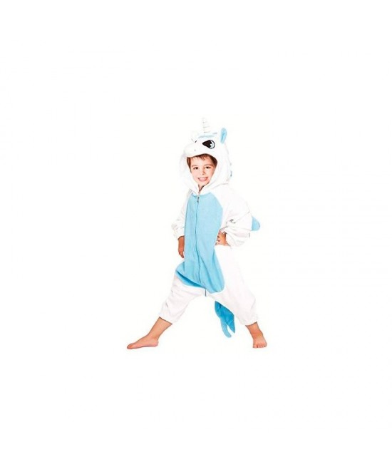 Disfraz Pijama unicornio azul infantil