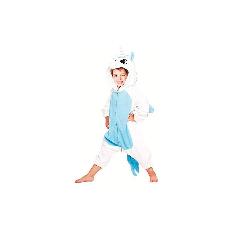 Disfraz Pijama unicornio azul infantil