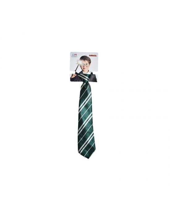 Corbata verde mago