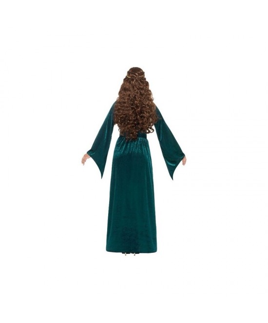Disfraz Doncella medieval verde mujer