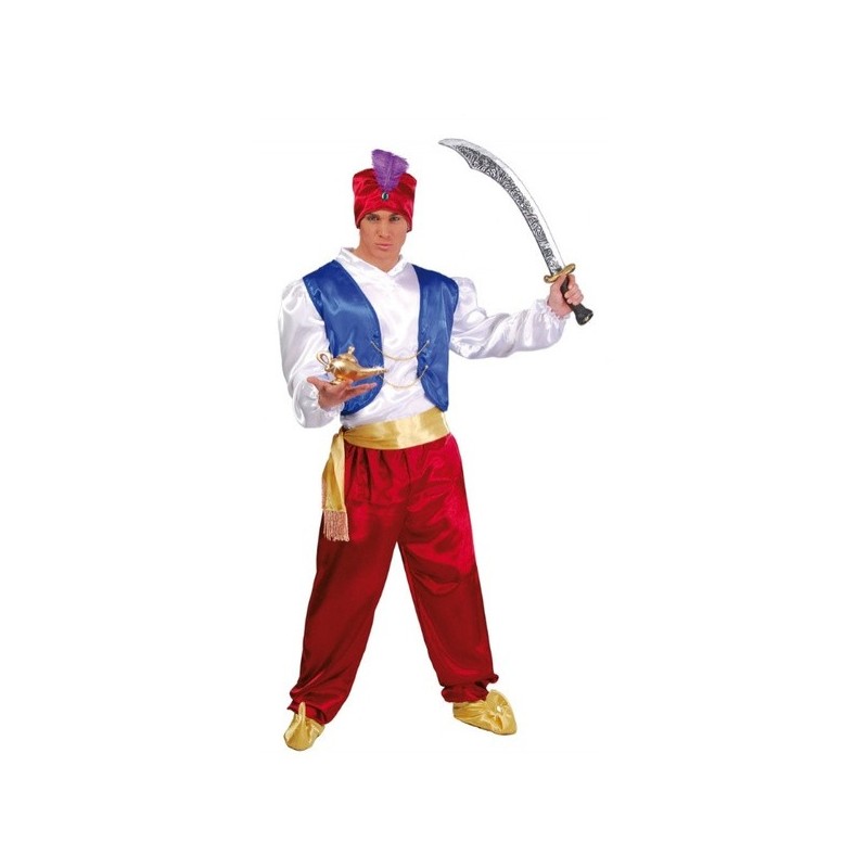 Disfraz de paje Aladin para adulto