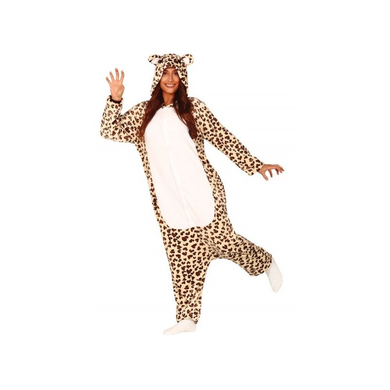 Disfraz Pijama Leopardo Adulto