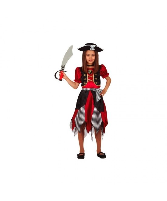Disfraz Pirata corsaria para niña