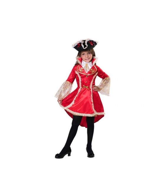Disfraz Capitana corsaria para niña