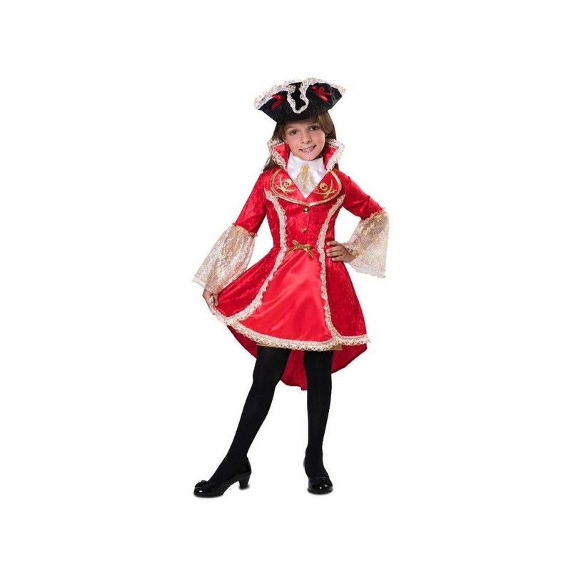 Disfraz Capitana corsaria para niña