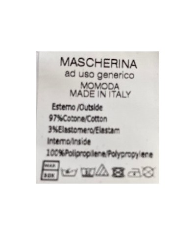 Mascarilla facial certificada Italiana