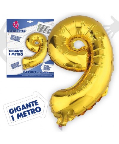 Globo Poliamida 1 Metro Oro/Plata unidad