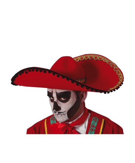 Sombrero mexicano rojo...