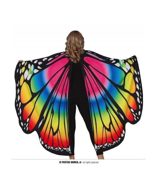 Alas de mariposa multicolor...
