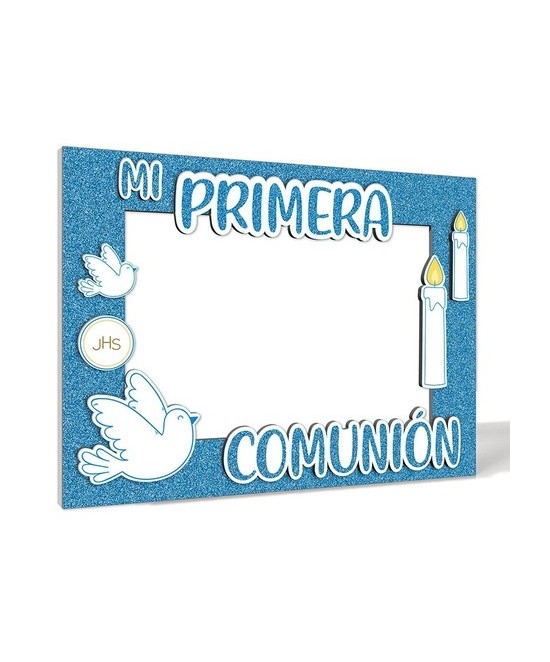 Photocall Comunión Azul